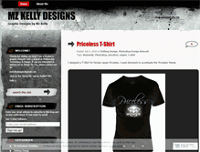 Tablet Screenshot of mzkellydesigns.wordpress.com