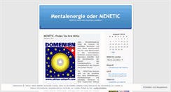 Desktop Screenshot of mentalenergie.wordpress.com