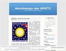 Tablet Screenshot of mentalenergie.wordpress.com