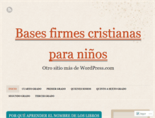 Tablet Screenshot of basesfirmes.wordpress.com