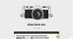 Desktop Screenshot of kimiwebsite.wordpress.com