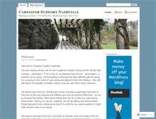 Tablet Screenshot of caregiversupportnashville.wordpress.com