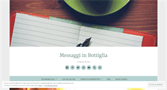 Desktop Screenshot of messagginbottiglia.wordpress.com