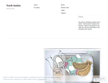 Tablet Screenshot of franktastes.wordpress.com
