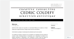 Desktop Screenshot of cedriccoldefy.wordpress.com