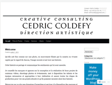 Tablet Screenshot of cedriccoldefy.wordpress.com