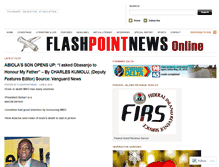 Tablet Screenshot of flashpointnews.wordpress.com