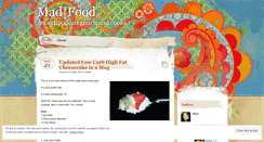 Desktop Screenshot of madcreativefood.wordpress.com