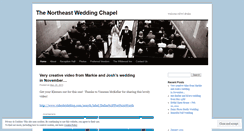 Desktop Screenshot of northeastweddingchapel.wordpress.com