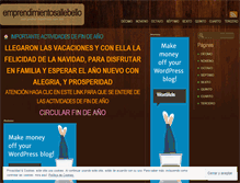 Tablet Screenshot of emprendimientosallebello.wordpress.com