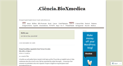 Desktop Screenshot of bioxmedica.wordpress.com