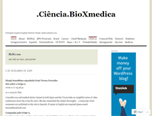 Tablet Screenshot of bioxmedica.wordpress.com