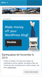 Mobile Screenshot of earthquakesonline.wordpress.com