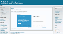 Desktop Screenshot of apackofcubs.wordpress.com
