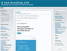 Tablet Screenshot of apackofcubs.wordpress.com