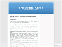 Tablet Screenshot of medicaldr.wordpress.com