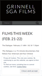 Mobile Screenshot of grinnellfilms.wordpress.com