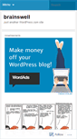 Mobile Screenshot of brainswell.wordpress.com