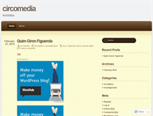 Tablet Screenshot of circomedia.wordpress.com