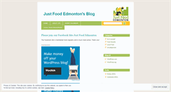 Desktop Screenshot of justfoodedm.wordpress.com