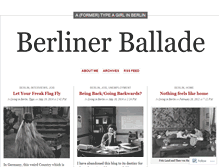 Tablet Screenshot of berlinerballade.wordpress.com