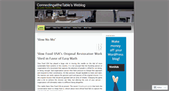 Desktop Screenshot of connectingatthetable.wordpress.com