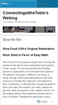 Mobile Screenshot of connectingatthetable.wordpress.com