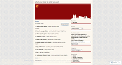 Desktop Screenshot of kcplaylist.wordpress.com