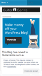 Mobile Screenshot of guitarcentre.wordpress.com