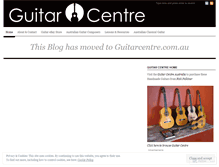 Tablet Screenshot of guitarcentre.wordpress.com