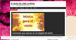 Desktop Screenshot of lorenaflores.wordpress.com
