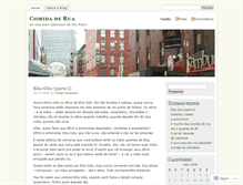 Tablet Screenshot of comidaderua.wordpress.com