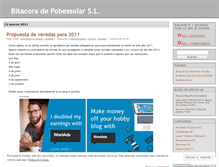 Tablet Screenshot of pobessolar.wordpress.com