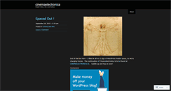 Desktop Screenshot of cinemaelectronica.wordpress.com