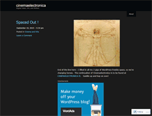 Tablet Screenshot of cinemaelectronica.wordpress.com