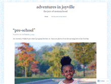 Tablet Screenshot of adventuresinjoyville.wordpress.com