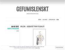 Tablet Screenshot of gefumislenskt.wordpress.com