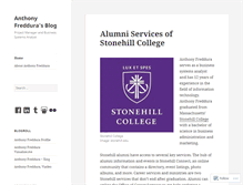 Tablet Screenshot of anthonyfreddura.wordpress.com