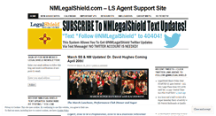 Desktop Screenshot of nmlegalshield.wordpress.com