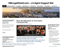 Tablet Screenshot of nmlegalshield.wordpress.com