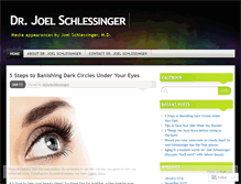 Tablet Screenshot of drjoelschlessinger.wordpress.com