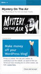 Mobile Screenshot of mysteryontheair.wordpress.com