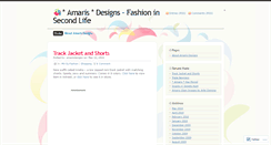 Desktop Screenshot of amarisdesigns.wordpress.com