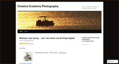 Desktop Screenshot of creativephotographycreations.wordpress.com