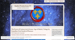 Desktop Screenshot of mediciproductions.wordpress.com