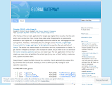 Tablet Screenshot of globalgateway.wordpress.com