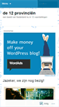 Mobile Screenshot of de12provincien.wordpress.com