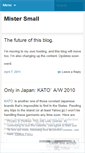 Mobile Screenshot of mistersmall.wordpress.com