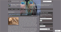 Desktop Screenshot of destinyartbeauty.wordpress.com