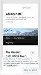 Mobile Screenshot of greenerme.wordpress.com